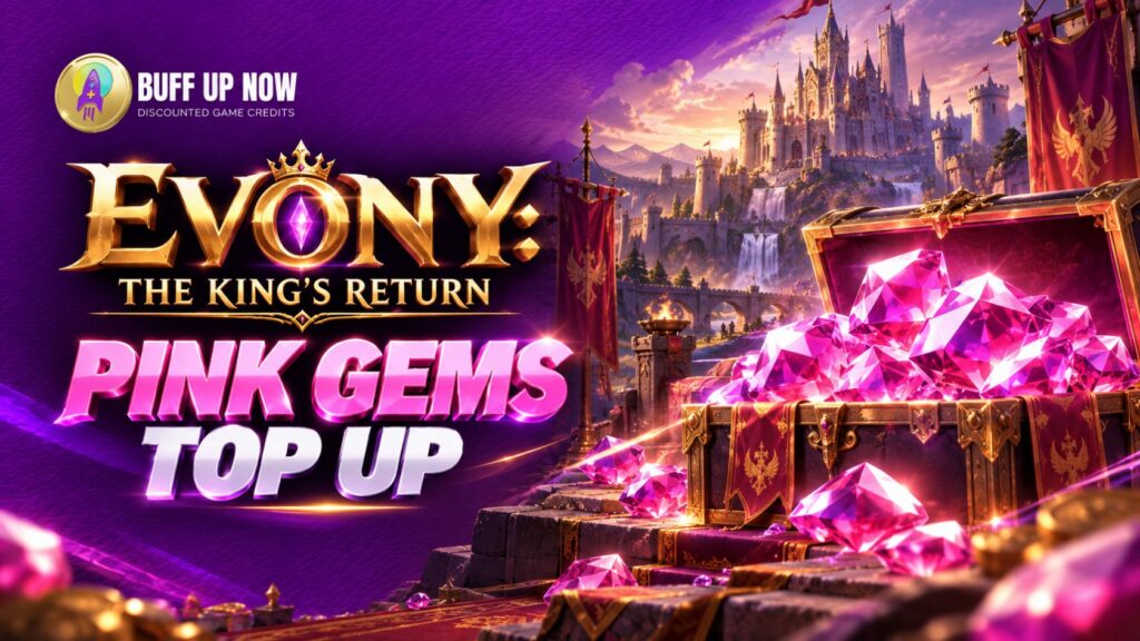 Evony Pink Gems Top Up at BuffUpNow