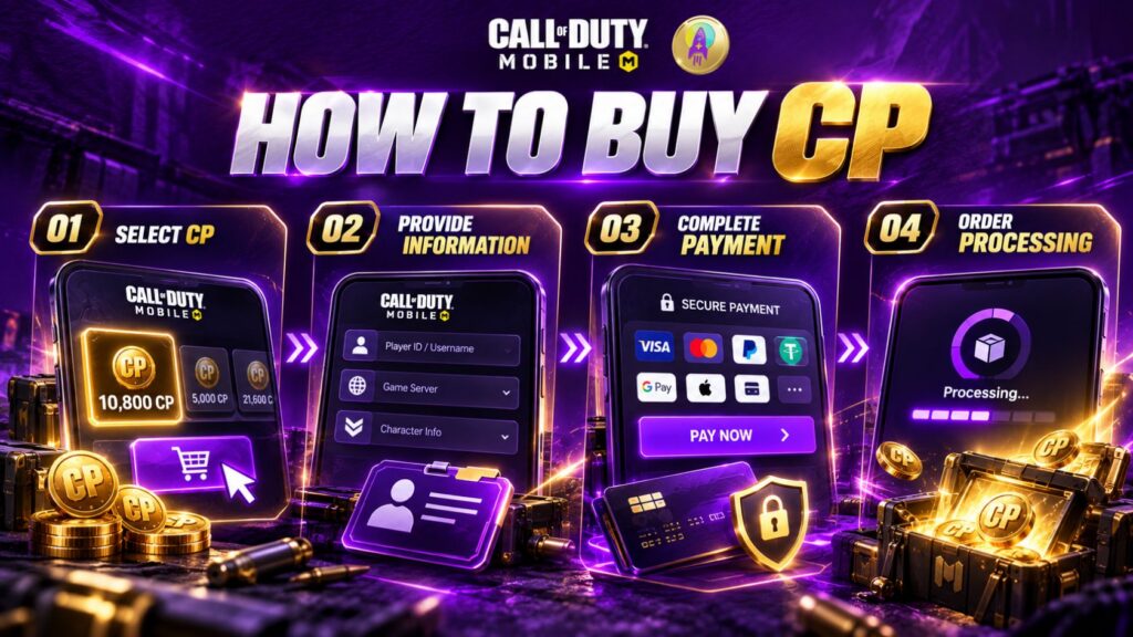 How to buy Call of Duty Mobile CP from BuffUpNow