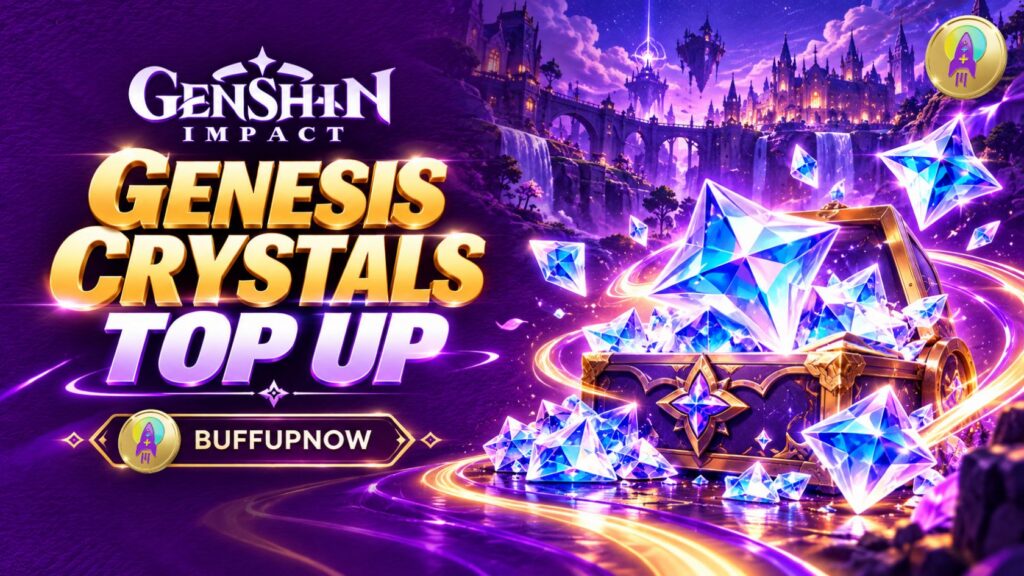 Genshin Impact Genesis Crystals top up at BuffUpNow