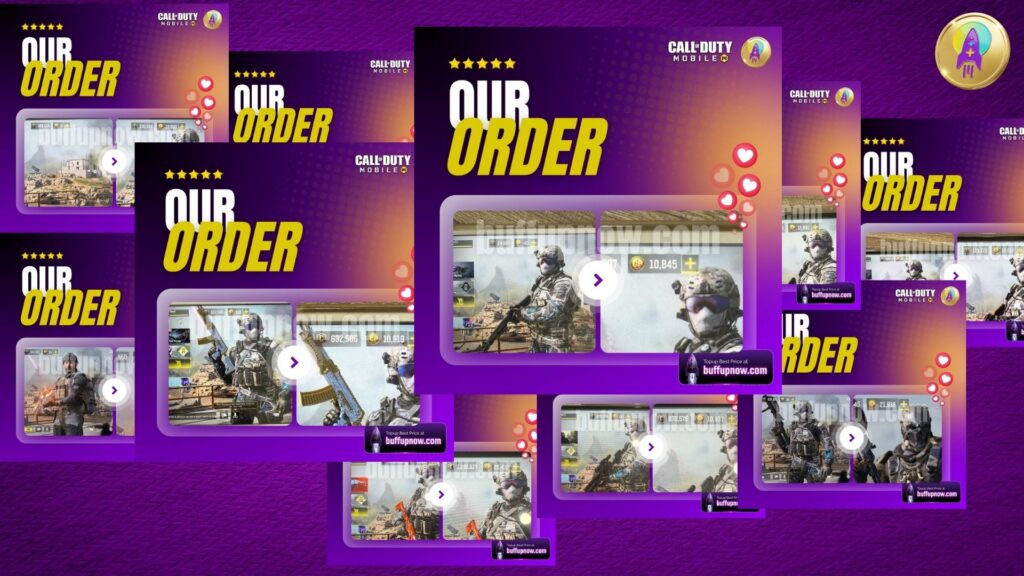 Example of order-related content publicly shared by BuffUpNow