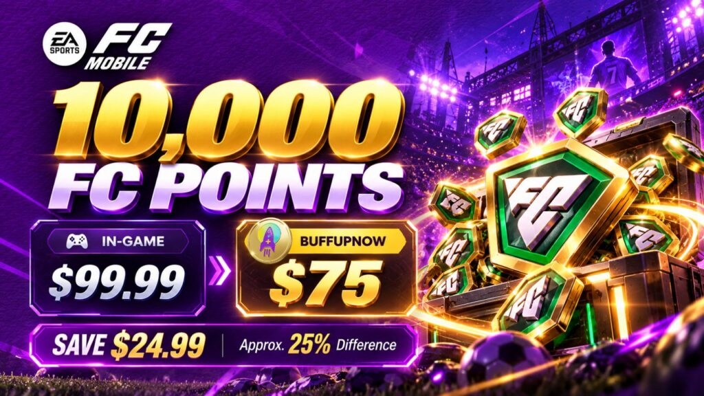 FC Mobile 10000 FC Points price comparison