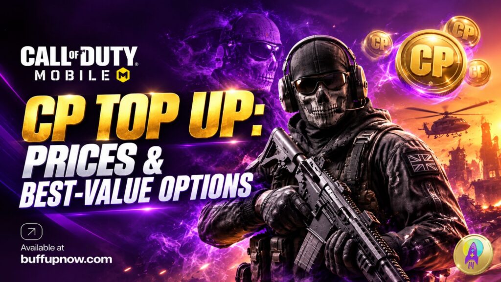 Call of Duty Mobile CP Top Up at BuffUpNow