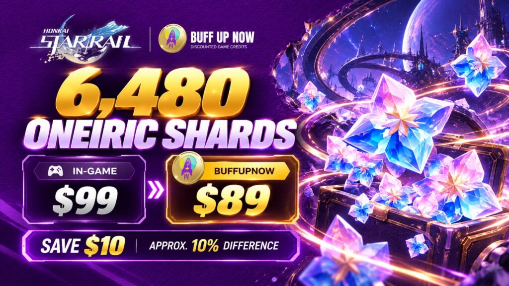 Honkai Star Rail 6480 Oneiric Shards price comparison