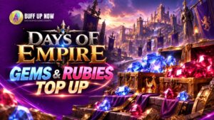 Days of Empire Gems & Rubies Top Up at BuffUpNow