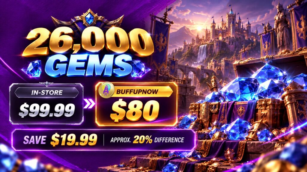 Days of Empire 26000 Gems Price Comparison
