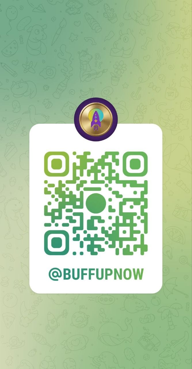 Telegram @buffupnow QR code